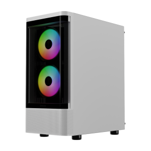 Gamdias TALOS E3 CG WH Mid Tower ARGB Case
